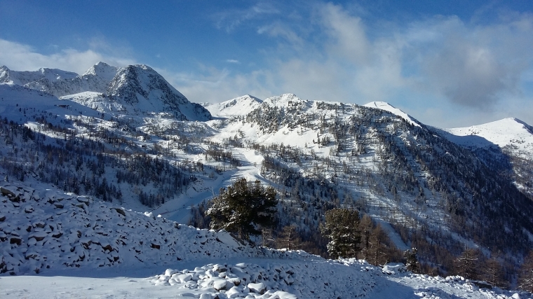 Depuis la piste levant bas (saison 2015-2016)