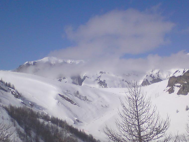 col du bouchiet stations du mercantour Mars 2009