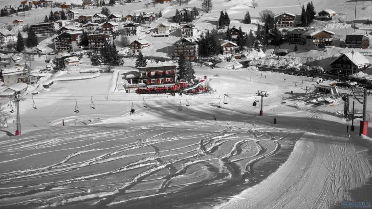 Valberg, la Tête su Sapet - Jeu de couleur