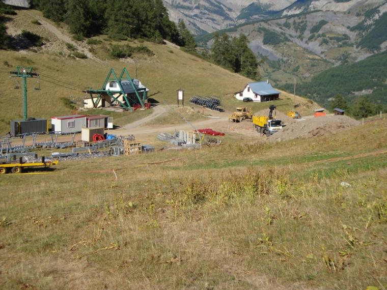 font fred le seignus 1850m les travaux