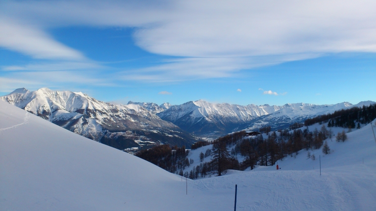 Praloup vue du départ du tk du lac 