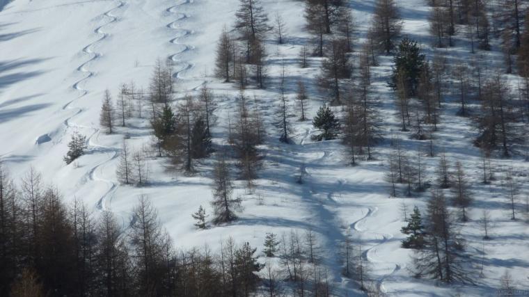 Valberg, ma trace, une super journée !