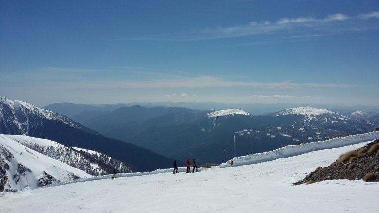 Depuis la cime de Sistron 2603m (saison 2015-2016)