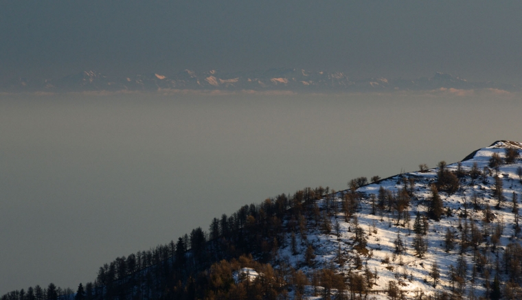 Les sommets Corses depuis l'Authion le 15 dcembre 2013