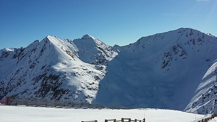 En haut de la Cime de Sistron (saison 2016-2017)