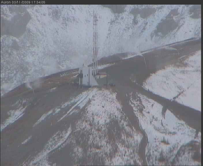 Mise en route des canons à Auron