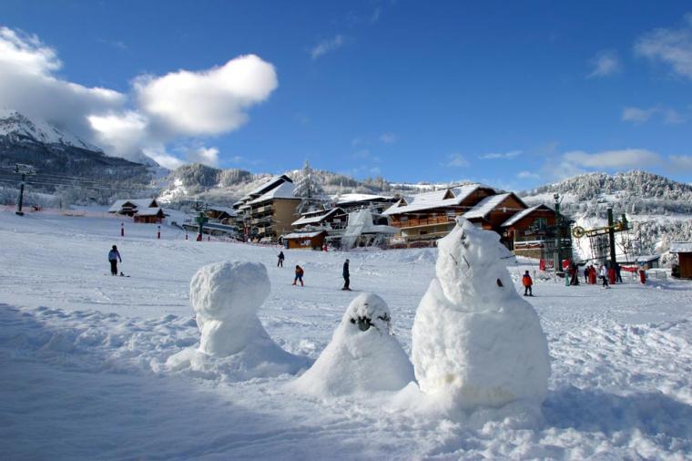 le front de neige 1400m sauze