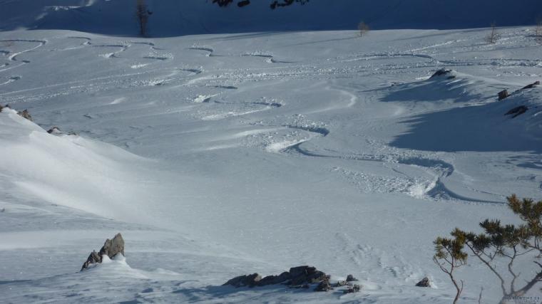 Valberg, belle petite trace et bonne petite neige :-)